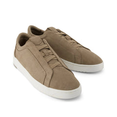 Mens TRVL Lite Miles Lace-Up Sneaker Water Resistant Dune Suede