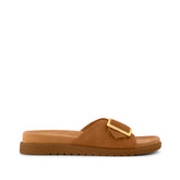 Womens Marin Slide Sandal Brown Sugar Nubuck