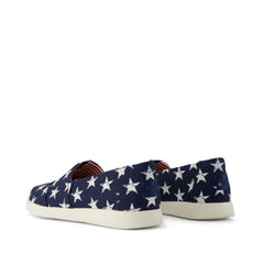 Womens Alpargata Plus Navy Stars Canvas