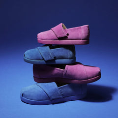 TOMS x Jamie Mizrahi Alpargata Classic Pink Suede Kids Shoe