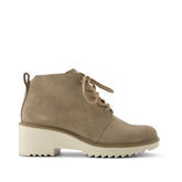 Maude Lace Up Dune Suede Wedge Boot