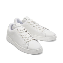 TRVL LITE White Leather Lace-Up Sneaker