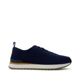 Mens Resident Plus Lace-Up Navy Knit