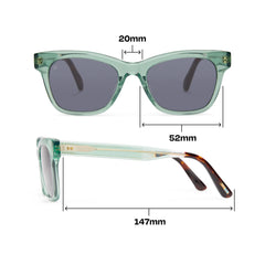 Margot Jade Handcrafted Sunglasses