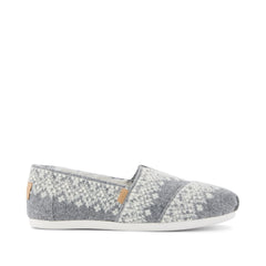 Womens Alpargata Classic Fuzzy Fair Isle