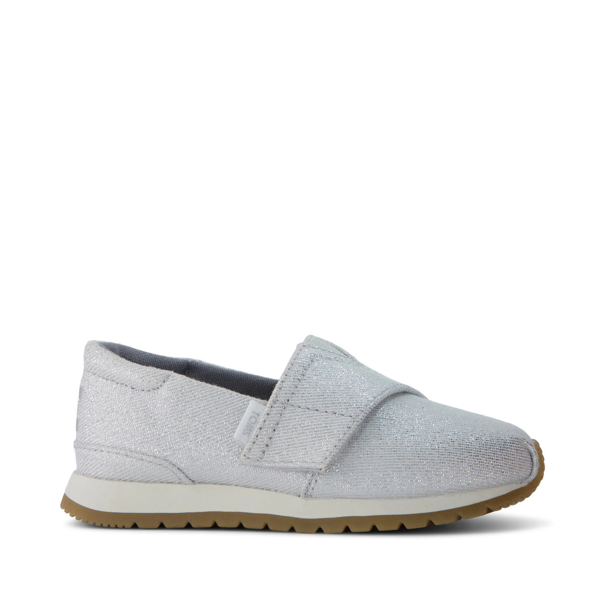 Resident Plus Toddler Sneaker Silver Metallic Twill