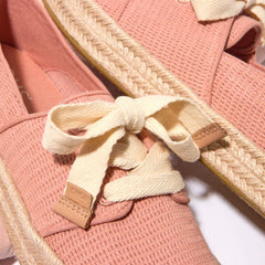 Womens Carolina Lace-Up Espadrille Bloom Mesh