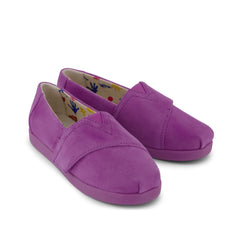 TOMS x Jamie Mizrahi Alpargata Classic Pink Suede Kids Shoe