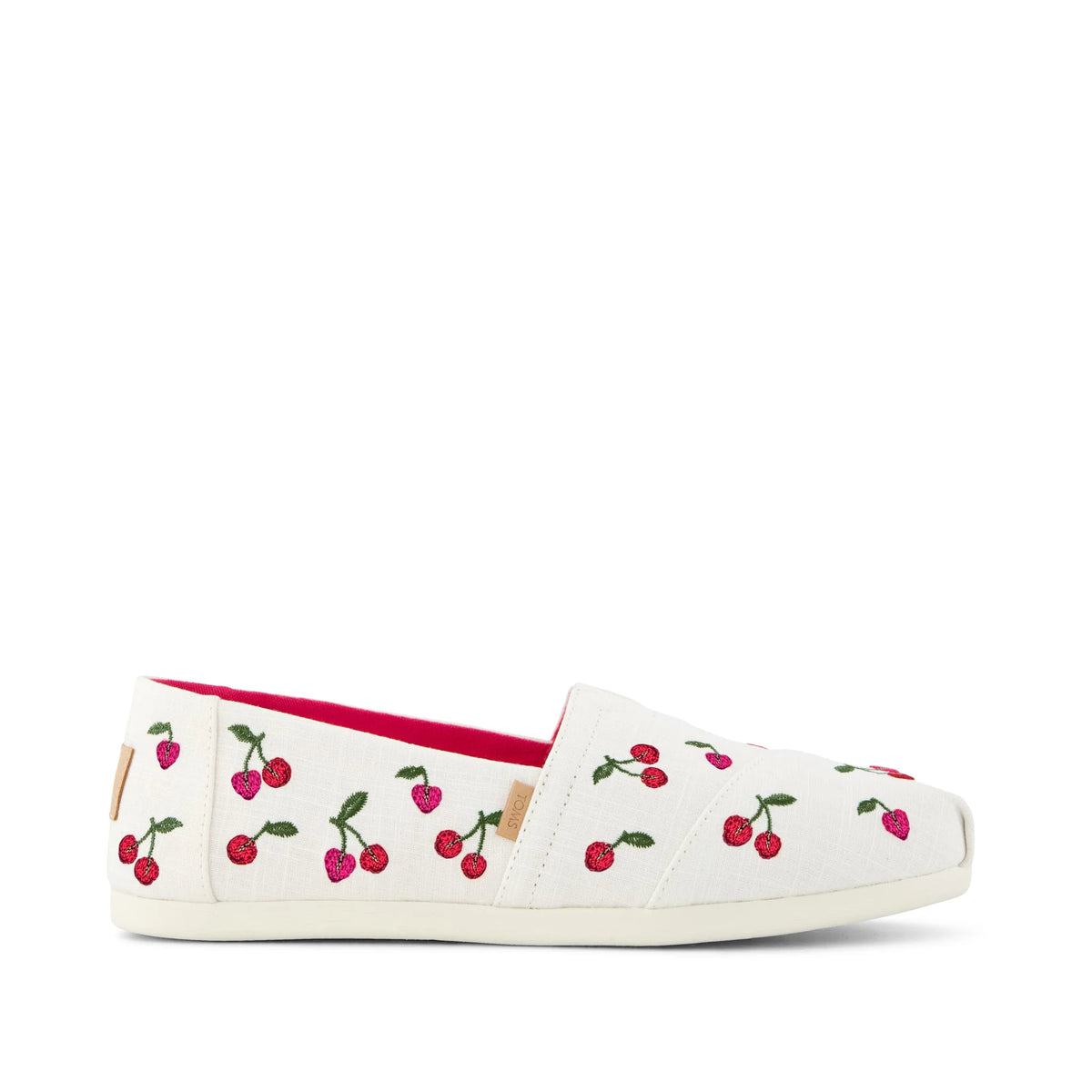 Womens Alpargata Classic Cherry Embroidery