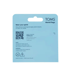 World Flag Adhesive Shoe Patches: Brazil, France, Spain, South Korea