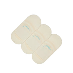 Classic No Show Socks Natural 3 Pack