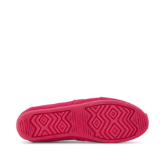 Womens Alpargata Classic Fuchsia Embroidered Heritage Canvas