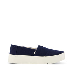 Womens Verona Slip On Sneaker Navy Heritage Canvas