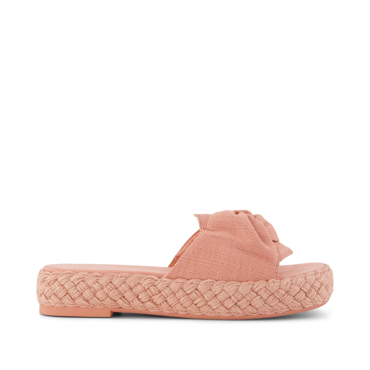 Womens Abby Slide Flatform  Espadrille Sandal Bloom Heritage Canvas