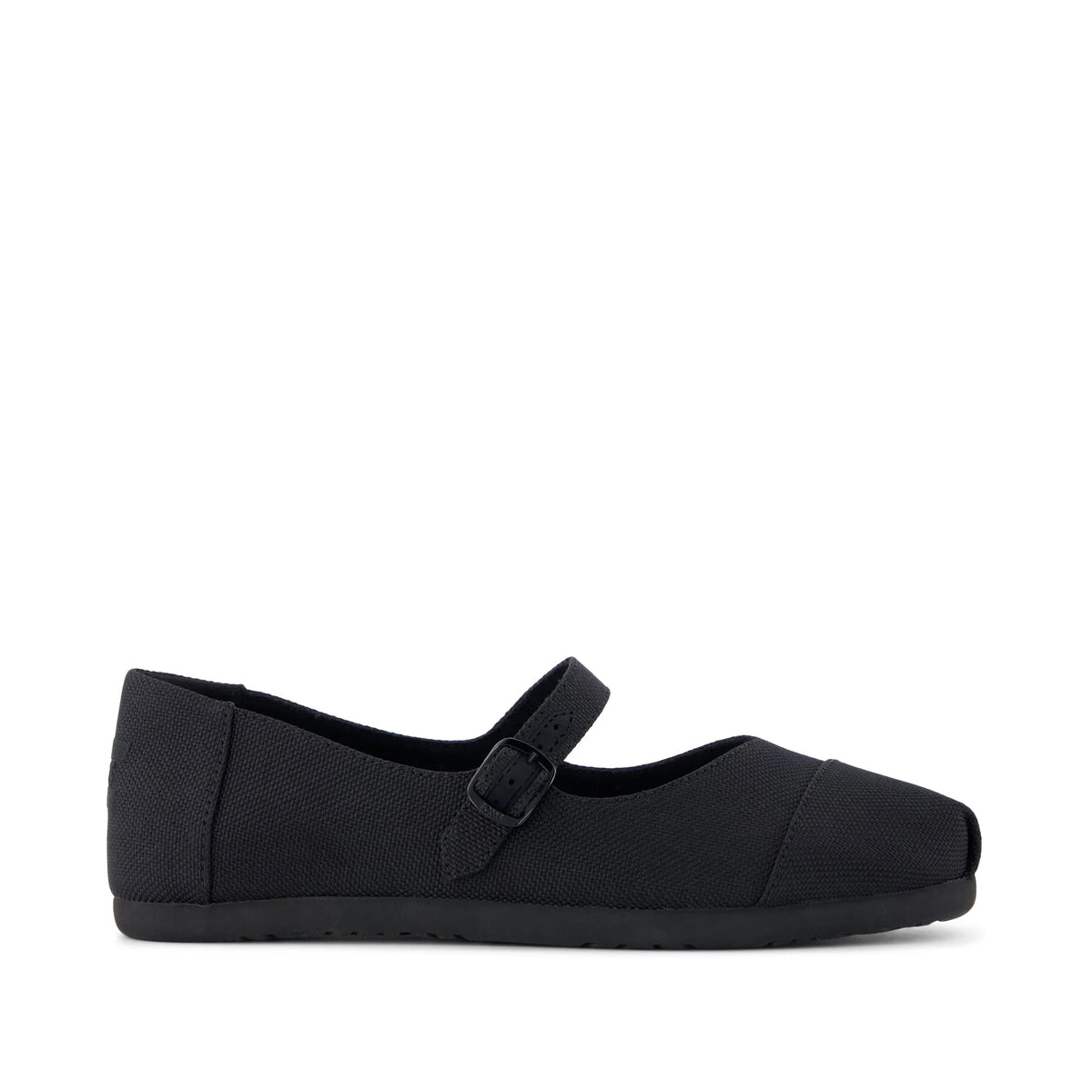 Womens Alpargata Mary Jane Black Canvas